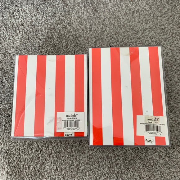 2/$20-Set of Reindeer Bottle Opener/Stopper NWT - Picture 3 of 7